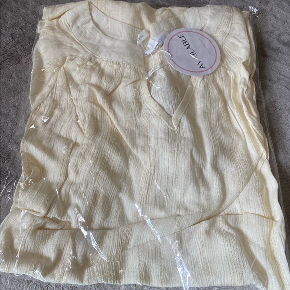 Cream flowing mini dress for summer NEW! Cute 😍 - Picture 15 of 15